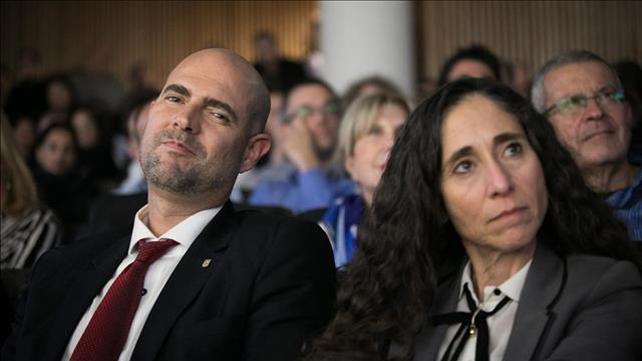 אורלי בן ארי גינזברג ושר המשפטים אמיר אוחנה