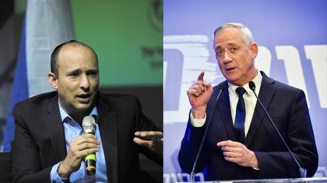 בני גנץ ונפתלי בנט