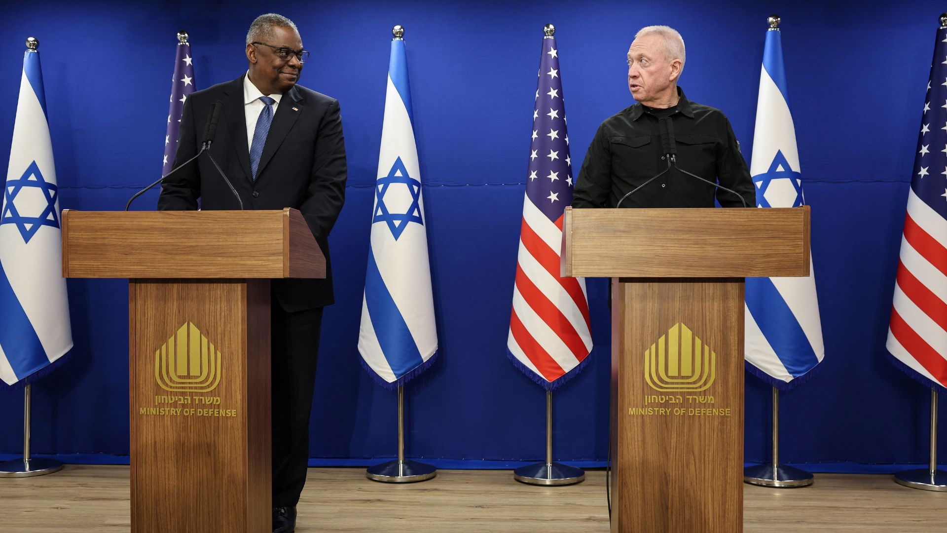 שר הביטחון גלנט ושר ההגנה אוסטין בהצהרה משותפת 18.12.23