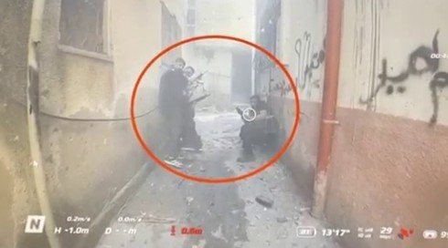 הרחפן מפתיע את המחבלים שמנסים לפגוע בו - והם חוסלו מהאוויר | תיעוד מנור א-שמס