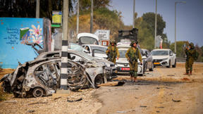 כוחות צה"ל ליד קיבוץ עלומים ב-9 באוקטובר 2023