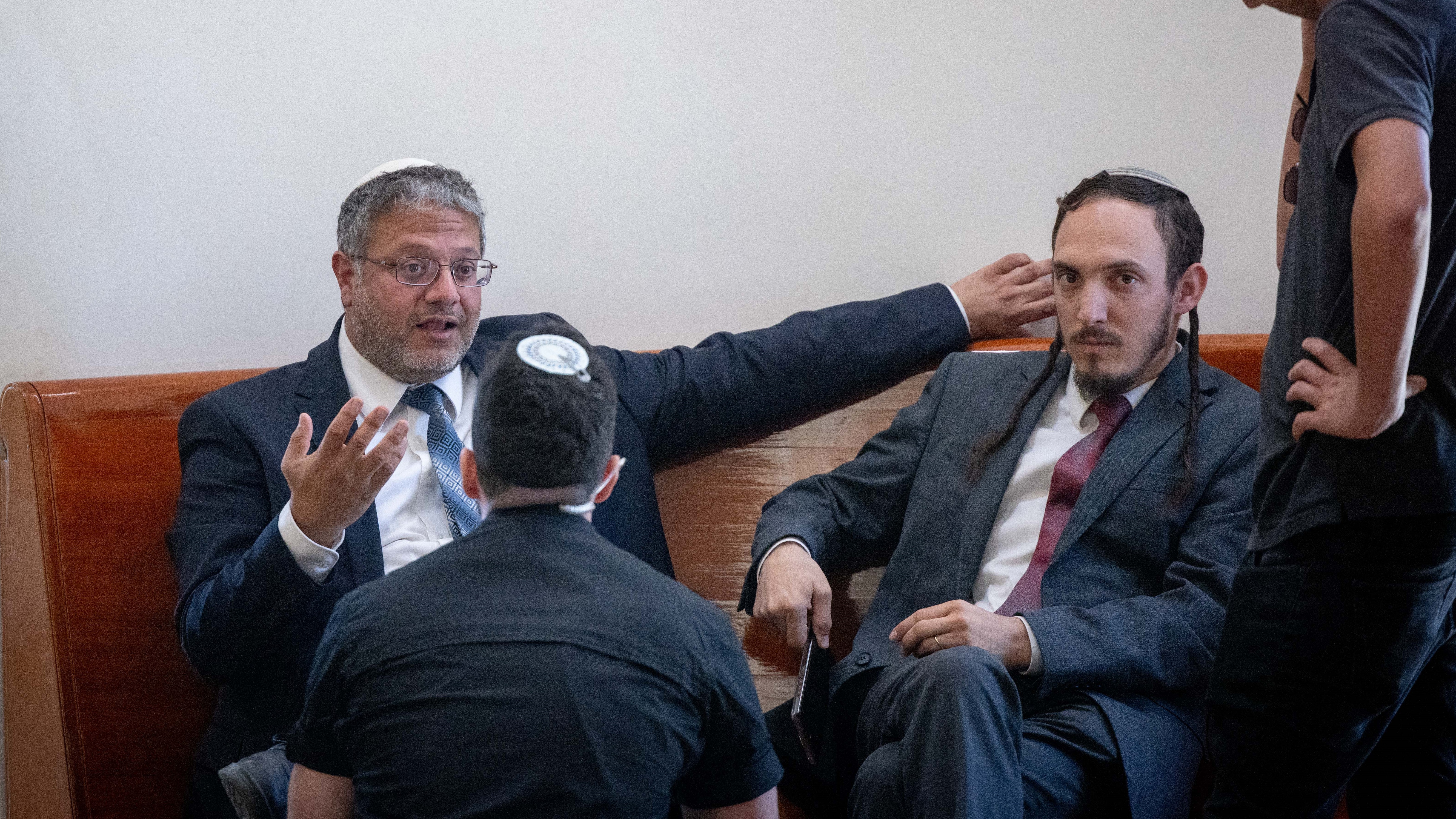 בן גביר עם ראש המטה שלו חנמאל דורפמן