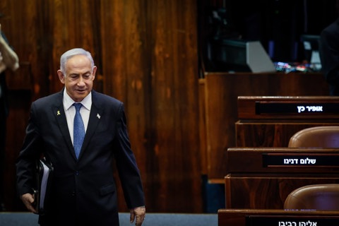 ראש הממשלה בנימין נתניהו בכנסת, 23 בדצמבר 2024