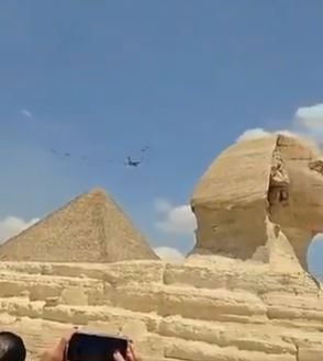 תיעוד לכאורה מהתרגיל הצבאי המשותף בין צבאות סין ומצרים