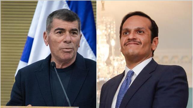 גבי אשכנזי, שר החוץ של קטר מוחמד אל-ת'אני