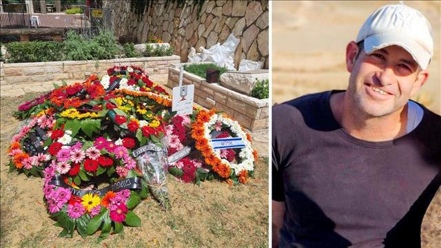 קברו של נעם רז, לוחם הימ"מ שנפל ליד ג'נין, 15.05.22