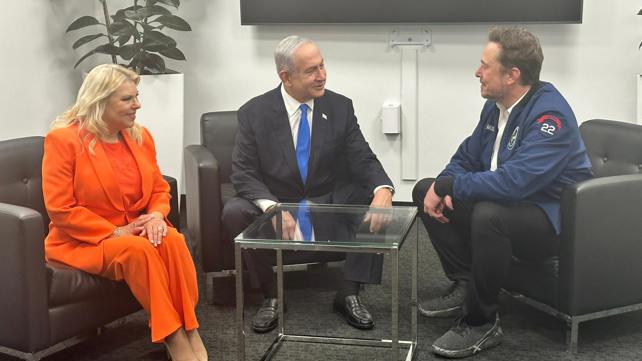 נתניהו בפגישה עם אילון מאסק