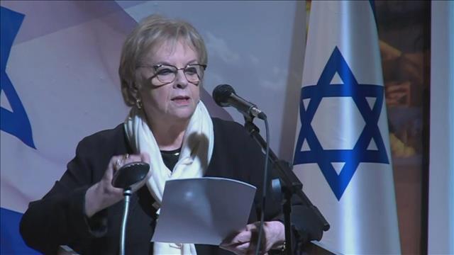 דורית בייניש  בטקס פרידה משי ניצן 18.12.19