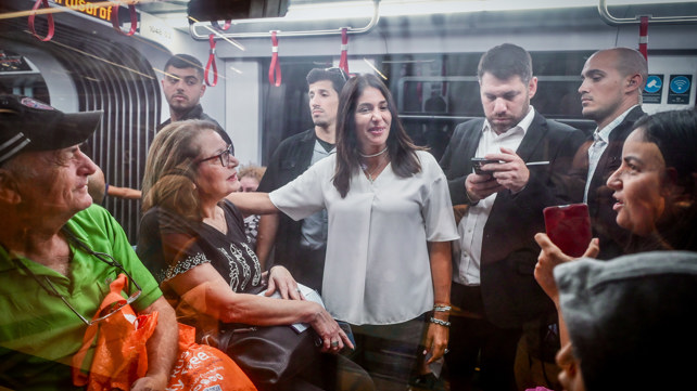 מירי רגב, שרת התחבורה, ברכבת הקלה בתל אביב