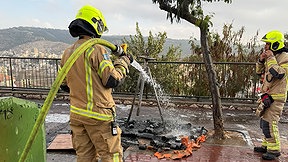 מכבי אש בזירת האירוע