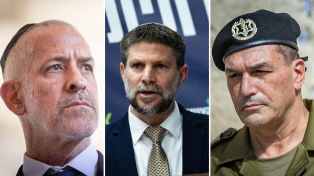 הרמטכ"ל אייל זמיר, בצלאל סמוטריץ', רונן בר