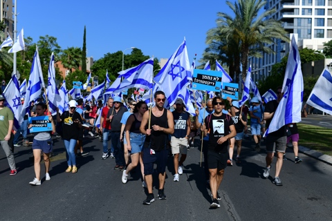 מחאת ההייטקיסטים (צילום: תומר נויברג, פלאש 90)