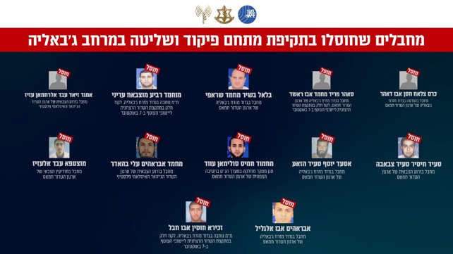 חיסול מחבלים בג'באליה