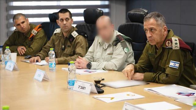 הרמטכ"ל כוכבי בהערכת מצב בפיקוד דרום