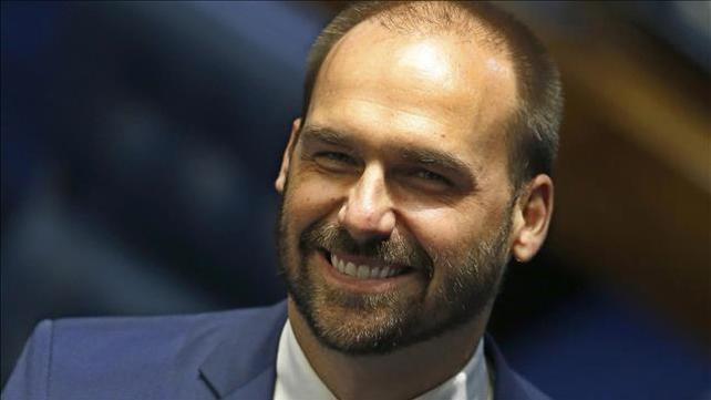 אדוארדו בולסונרו, הבן של נשיא ברזיל