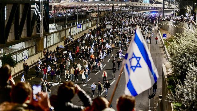 הפגנה בנתיבי איילון בתל אביב, 26.02.23