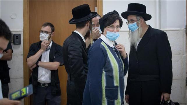 מלכה לייפר, המבוקשת באוסטרליה בגין התעללות במין, בדיון בבית המשפט המחוזי בירושלים. 20.07.20