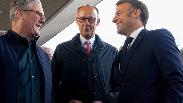 עמנואל מקרון, פרידריך מרץ, קיר סטארמר