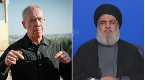 נסראללה משיב לאיומי גלנט: "אם נגיע למלחמה - תחזרו לתקופת האבן"
