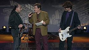 אהוד מנור מארח באולפן את הצמד פורטיסחרוף, 1992