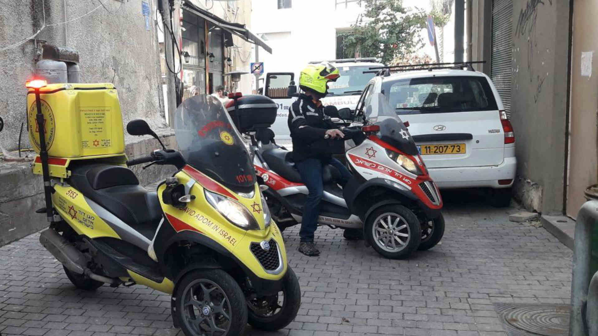 זירת מציאת הגופה בתל אביב
