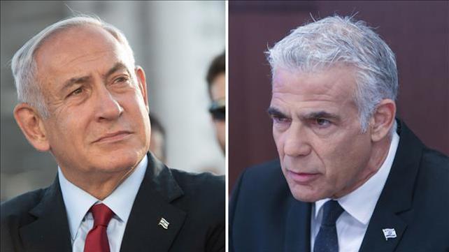 יאיר לפיד בנימין נתניהו 