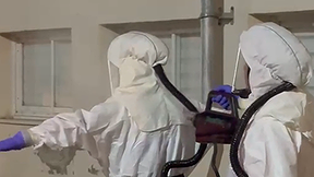 פעולות החיטוי של צוותי מד"א שפינו את החשוד הראשון באבולה בישראל