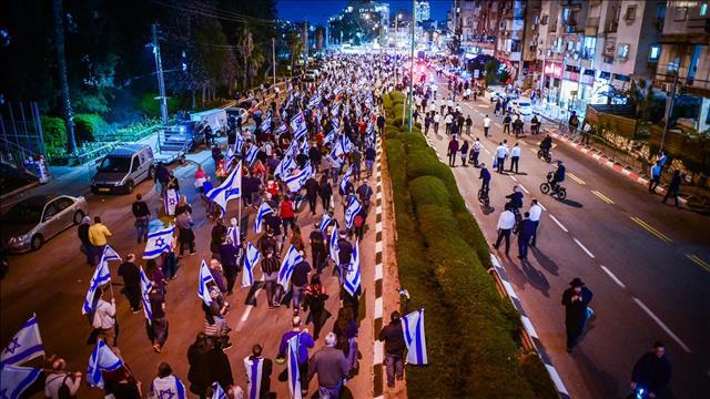 צעדת המחאה נגד הרפורמה בבני ברק 23.03.23