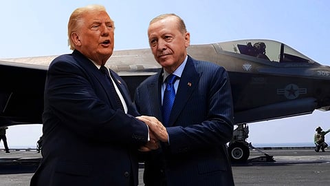 נשיא טורקיה רג'פ טייפ ארדואן ונשיא ארצות הברית דונלד טראמפ