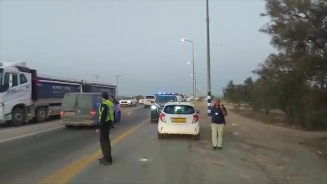 דריסת שוטרת צומת שוקת 20.12.22