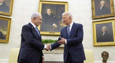 לאחר כשעה וחצי: הסתיימה הפגישה בין נתניהו וביידן