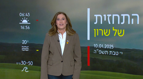אחרי הסערה הלילה: ירידה בטמפרטורות, גשם בצפון ובמרכז
