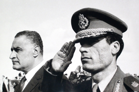 גמאל עבד אל נאצר ומועמר קדאפי, 1969