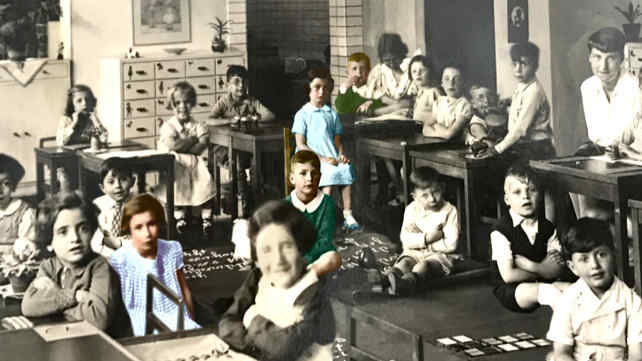 כיתתה של אנה פראנק, אמסטרדם 1934