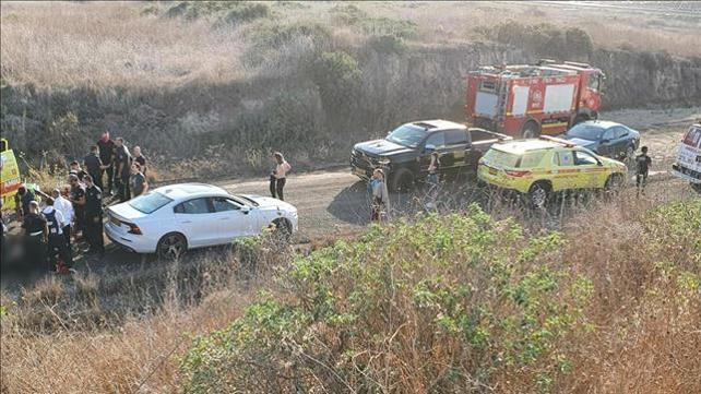 זירת התרסקות הצנחן בחוף הכרמל