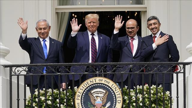 טקס החתימה על הסכם השלום עם בחריין ואיחוד האמירויות בבית הלבן, 15.09.20