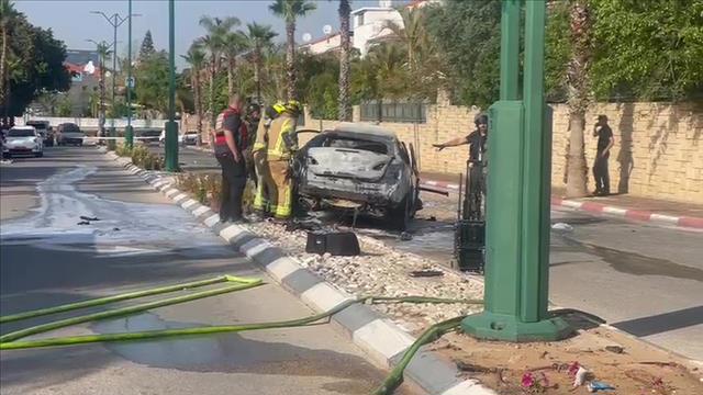 פיצוץ הרכב בראשון לציון