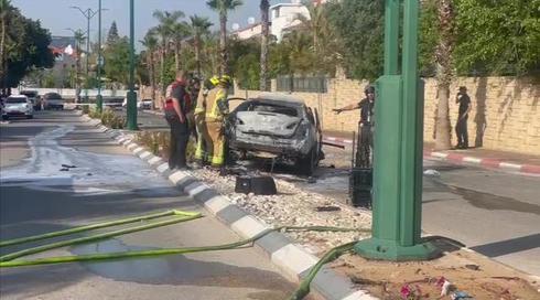 חשד לניסיון חיסול בראשון לציון: בן 27 נפצע קשה מפיצוץ ברכב