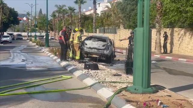 פיצוץ הרכב בראשון לציון