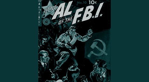 עטיפת החוברת "ליטל אל מה־FBI”, גיליון 10, נובמבר 1950