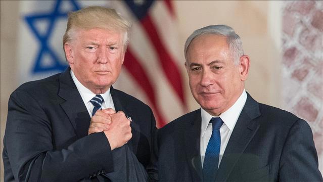 נתניהו וטראמפ מביקורו בארץ חודשים לאחר כניסתו לנשיאות, מאי 2017 