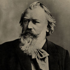 Portrait of Johannes Brahms (1833-1897)