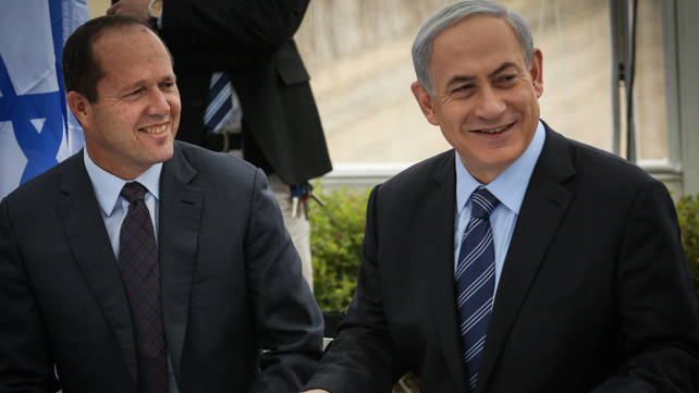 בנימין נתניהו וניר ברקת