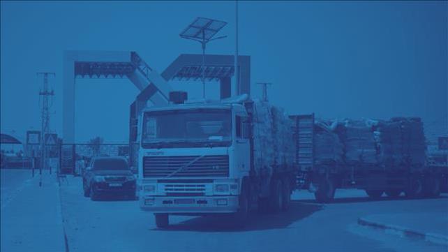 משאיות בכניסה לרצועת עזה, 01.08.21