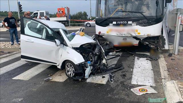 תאונת דרכים בצומת אבליים 26.10.19