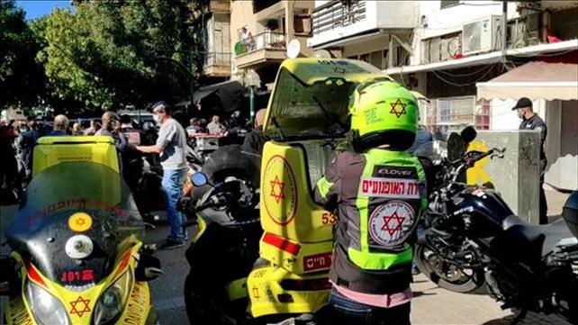 זירת הרצח בתל אביב 17.3