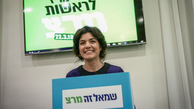 זנדברג מצביעה בבחירות לראשות מרצ, שלשום