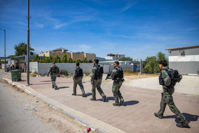 כוחות הביטחון בפשיטה ברהט, מאי 2025