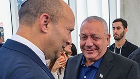 גדי איזנקוט ונפתלי בנט באוניברסיטת רייכמן, 01.07.26