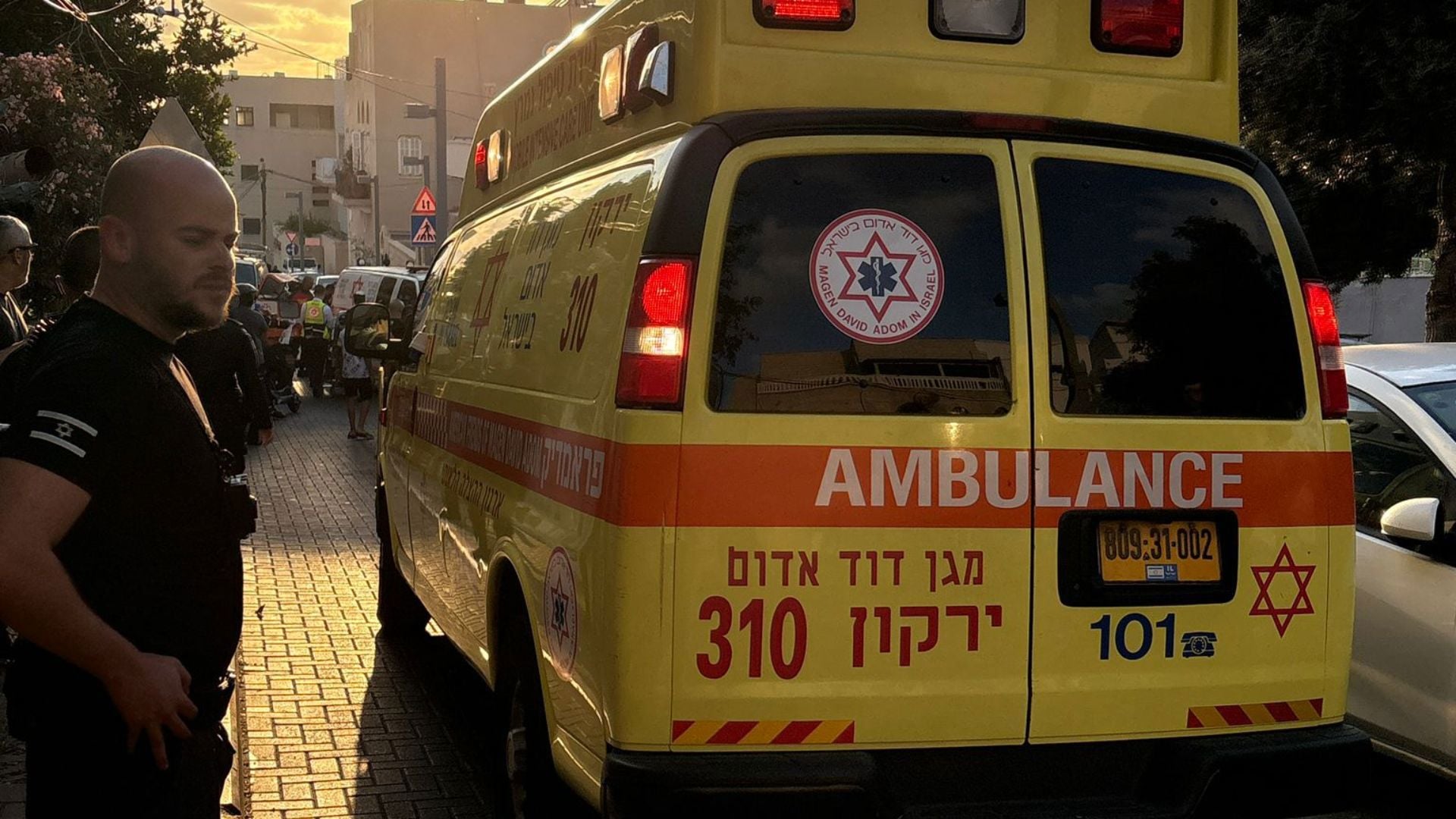 זירת הירי ביפו, הערב